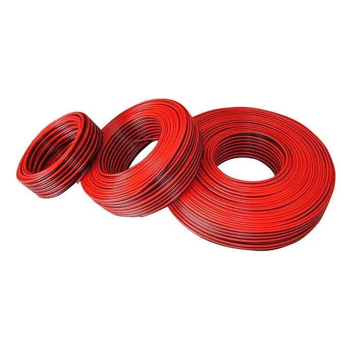 red and black speaker wire cable